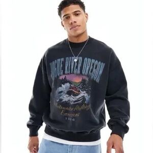 A&F Rogue River Oregon Crewneck Sweatshirt